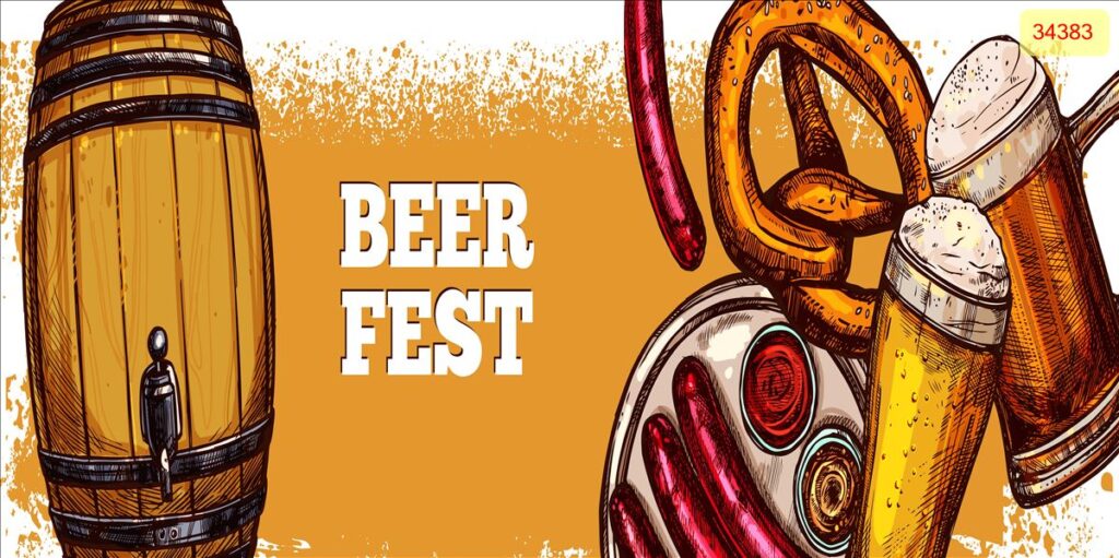 TRANH DÁN TƯỜNG QUÁN BIA mã 04