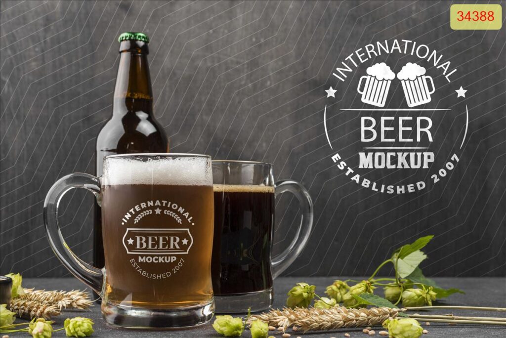 TRANH DÁN TƯỜNG QUÁN BIA mã 06