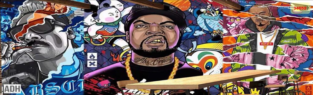 TRANH DÁN TƯỜNG QUÁN BI-A mã 17