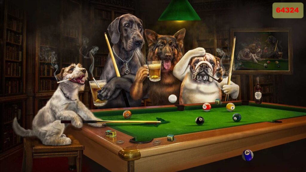 TRANH DÁN TƯỜNG QUÁN BI-A mã 43