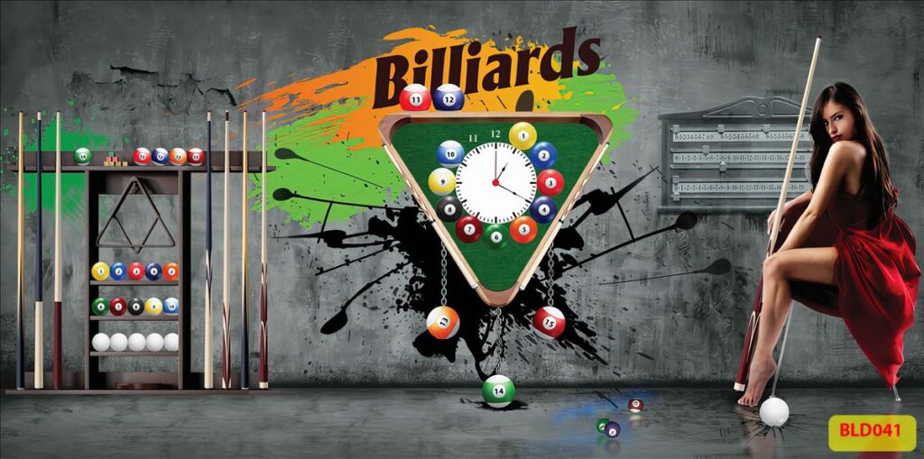 TRANH DÁN TƯỜNG QUÁN BI-A mã 54